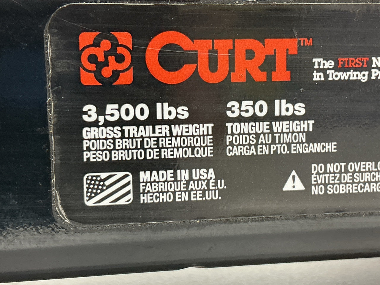 NEW UNBOXED CURT 12094 Class 2 Trailer Hitch For 96-07 Town & Country, Caravan