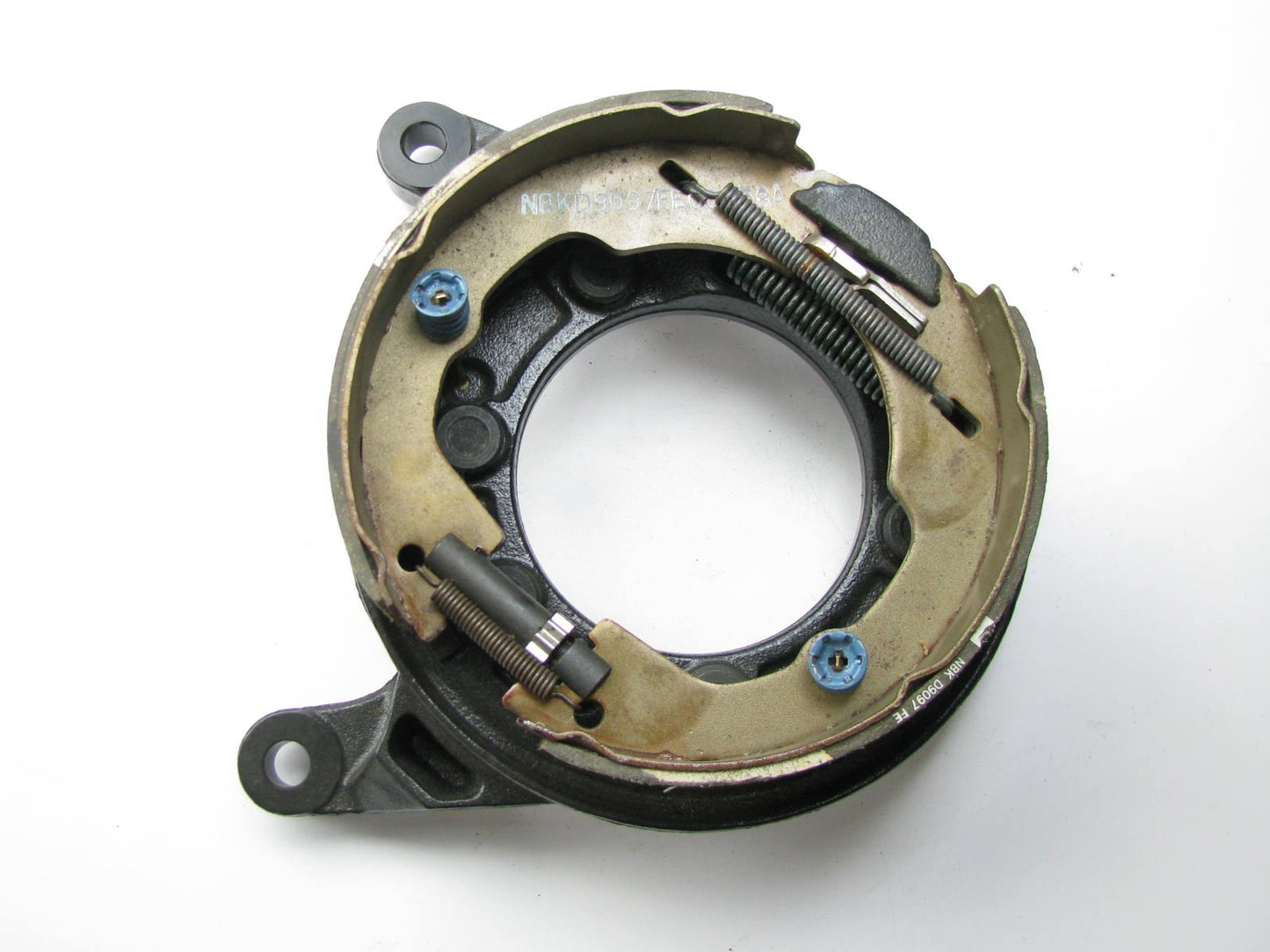 NEW  OEM Ford 13034701 Drivers Left Rear Drum Brake Backing Plate W/ Brake Shoes