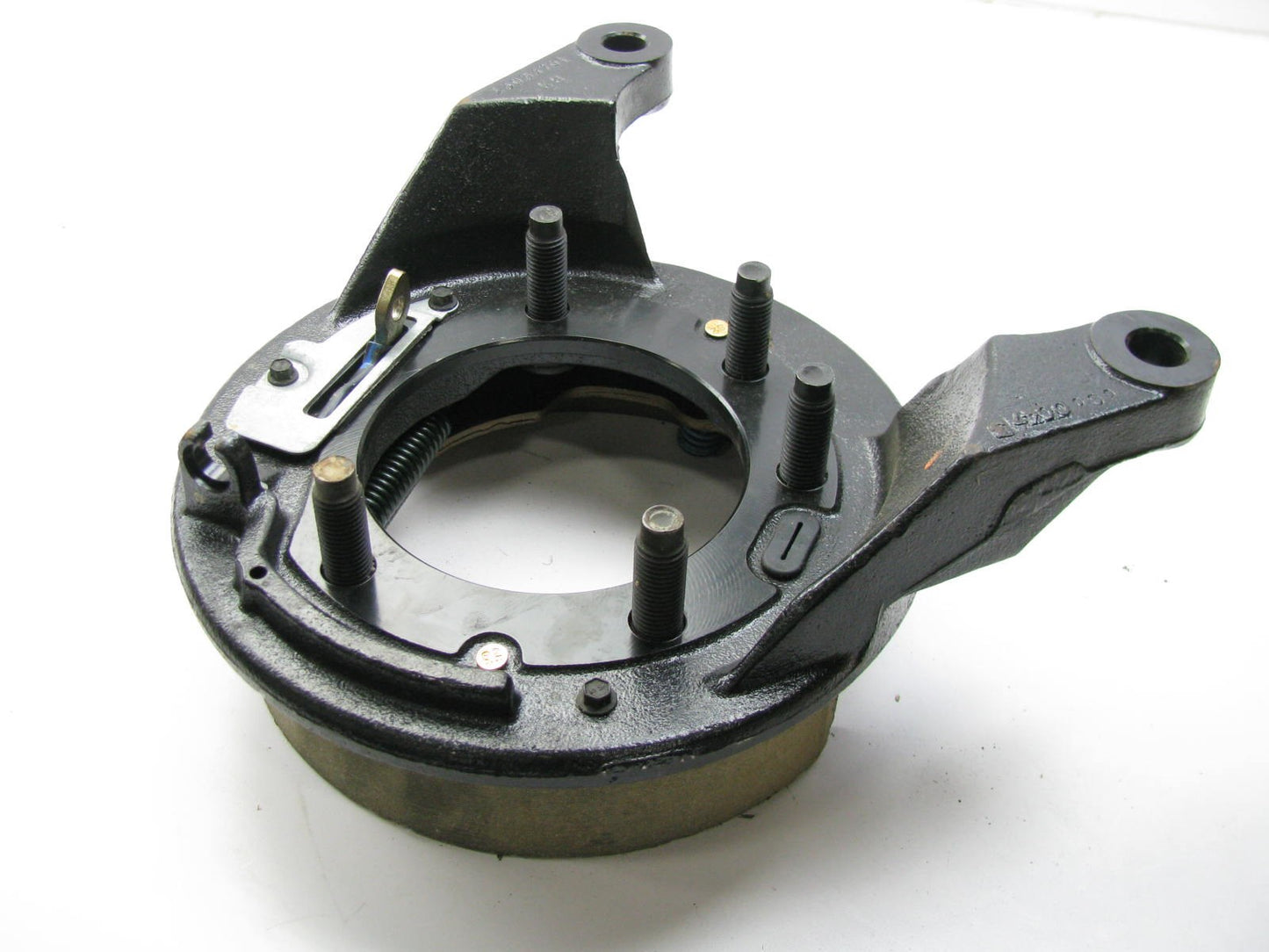 NEW  OEM Ford 13034701 Drivers Left Rear Drum Brake Backing Plate W/ Brake Shoes