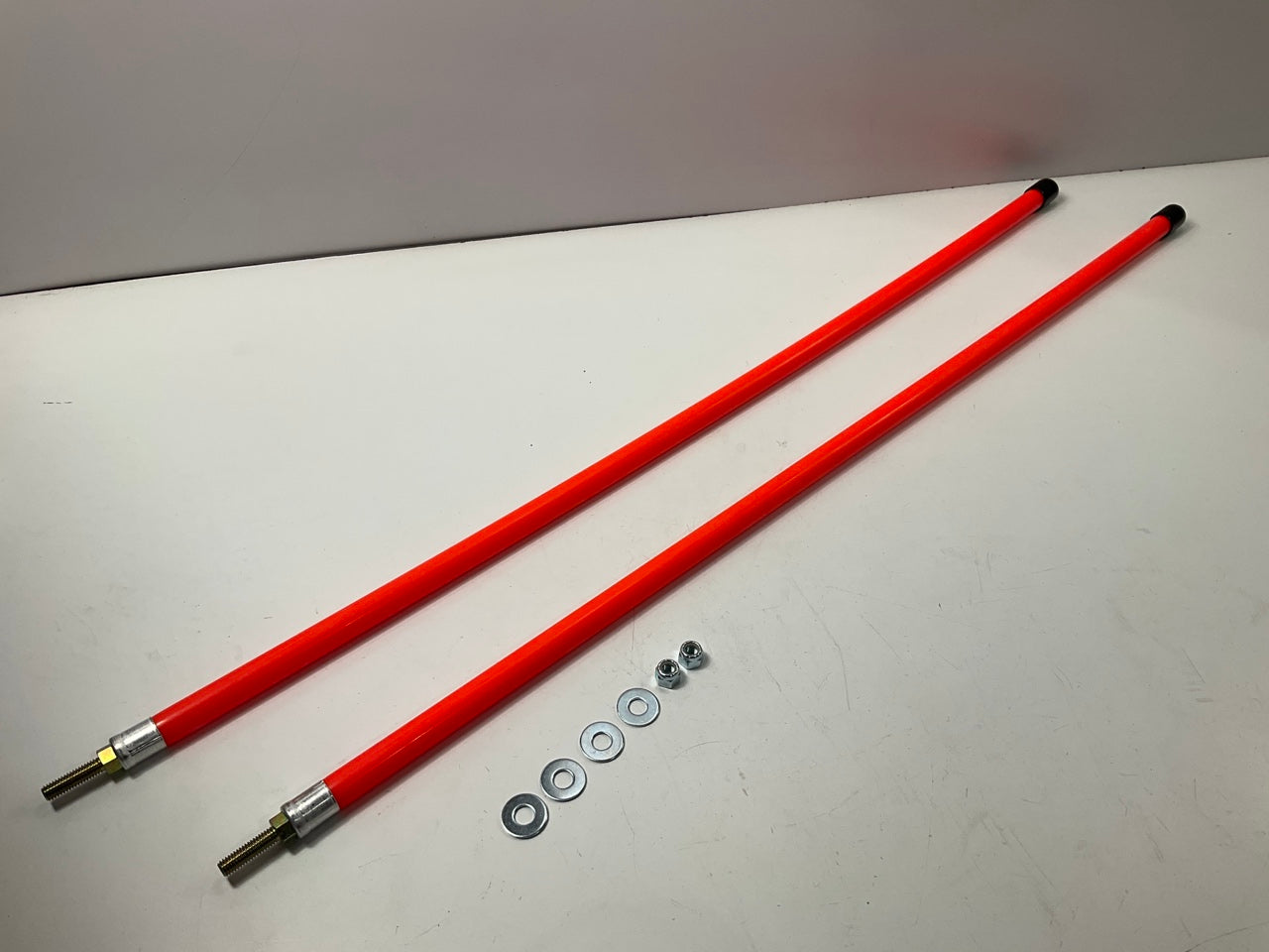 NEW UNBOXED - SAM 1308111 3/4 X 36'' Orange Bumper Marker Sight Rods W/ Hardware