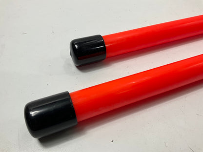 NEW UNBOXED - SAM 1308111 3/4 X 36'' Orange Bumper Marker Sight Rods W/ Hardware