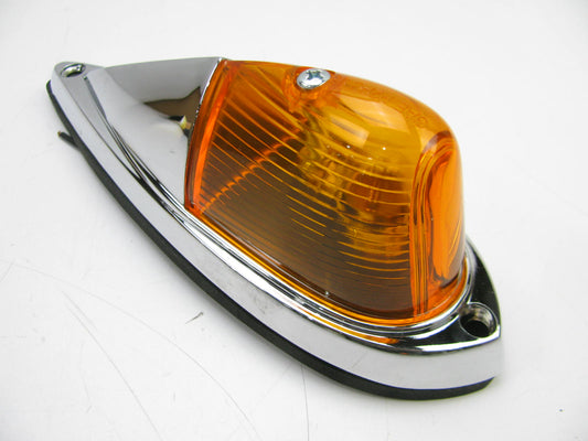 NEW, Unboxed TRUCK-LITE 1312A Chrome Cab Fender Light Lamp W/ Amber Lens