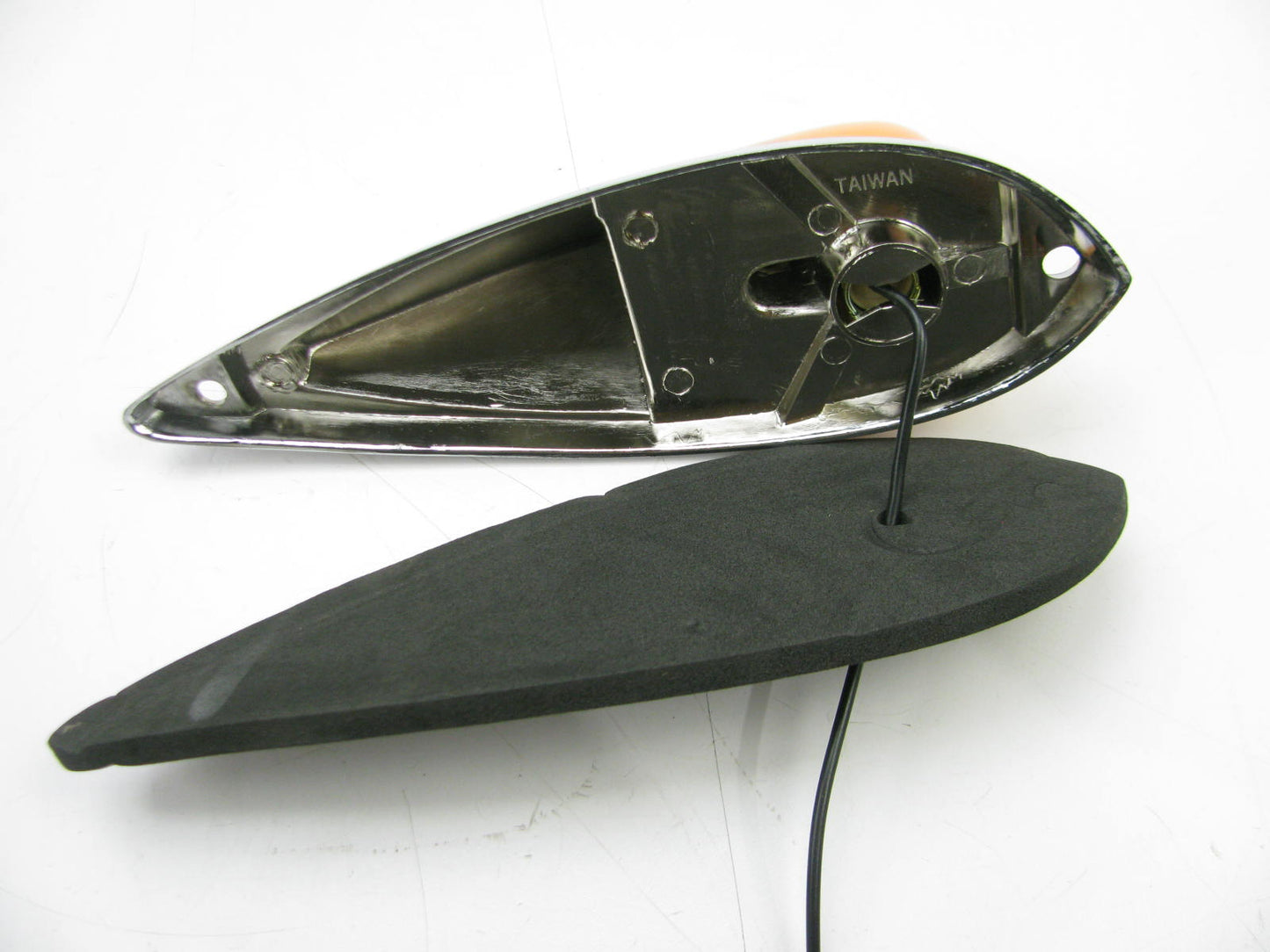 NEW, Unboxed TRUCK-LITE 1312A Chrome Cab Fender Light Lamp W/ Amber Lens