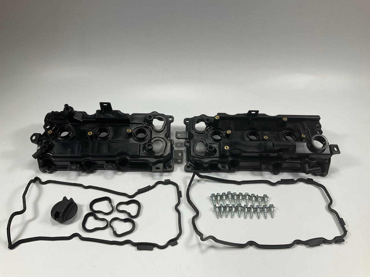 NEW UNBOX MITZONE Left + Right Valve Covers With Gaskets For 15-20 Nissan 3.5L