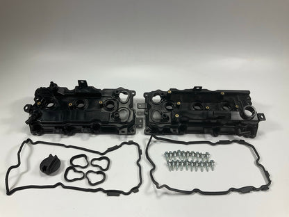 NEW UNBOX MITZONE Left + Right Valve Covers With Gaskets For 15-20 Nissan 3.5L