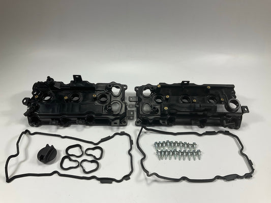 NEW UNBOX MITZONE Left + Right Valve Covers With Gaskets For 15-20 Nissan 3.5L