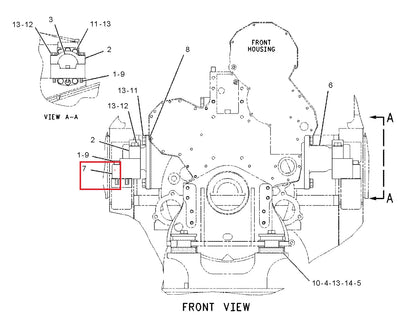 Genuine Oem For CAT Engine Support Bracket 1366382 136-6382