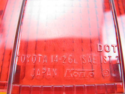 NOS TOYOTA CARINA TA14 Left Drivers Side Tail Light Lamp Lens