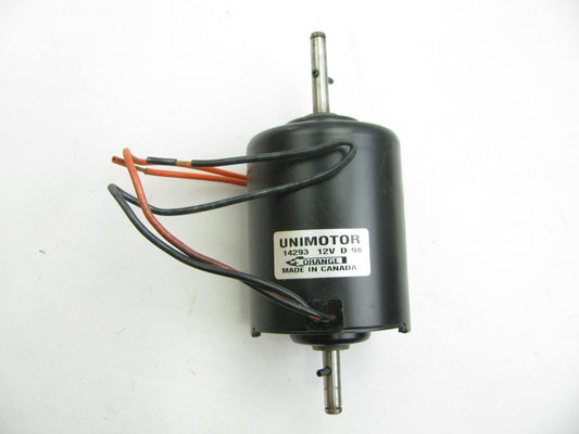 NEW - OUT OF BOX UNIMOTOR 14293 HVAC Blower Motor W/O WHEEL
