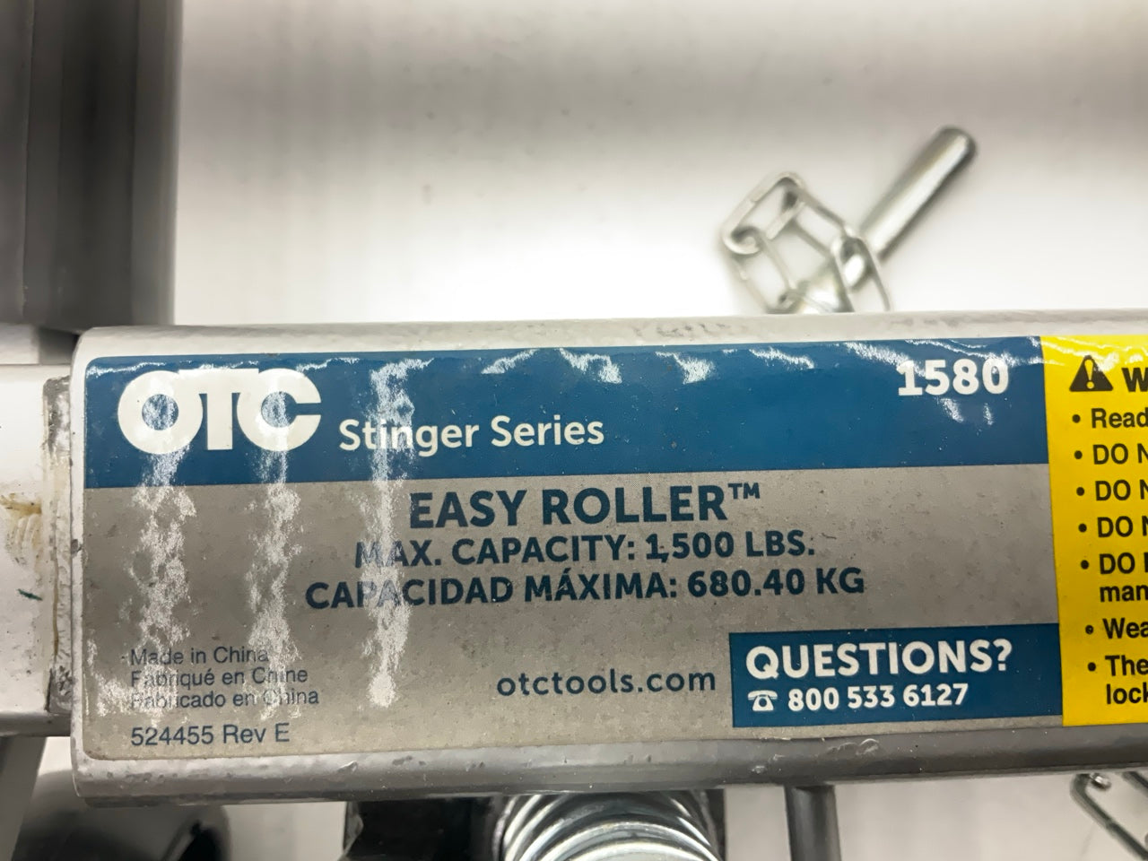 NEW UNBOXED OTC 1580 Easy Roller 1,500lb Capacity Vehicle Dolly