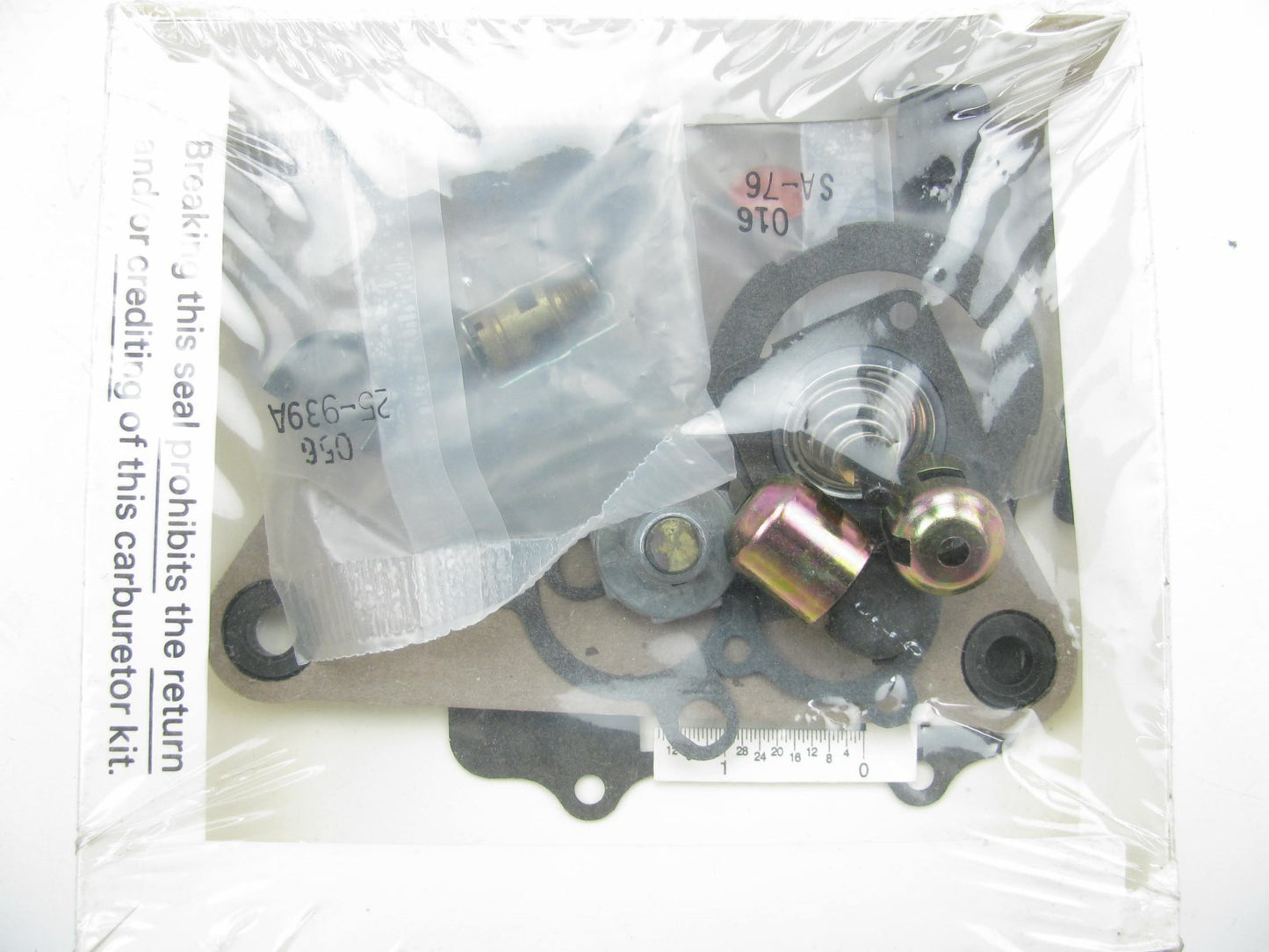 White Box 15838 Carburetor Rebuild Kit for 1981 Motorcraft F-2 2150 2-BBL