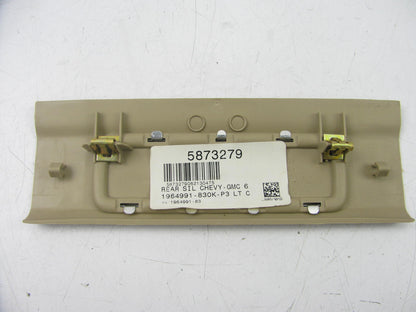 New OEM GM Short Rear Sill Plate 15873279 For 07-14 Tahoe Yukon - Cashmere