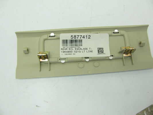 NEW OUT OF BOX GM Rear Sill Cover Plate 15877412 Platinum For 2009-14 Escalade