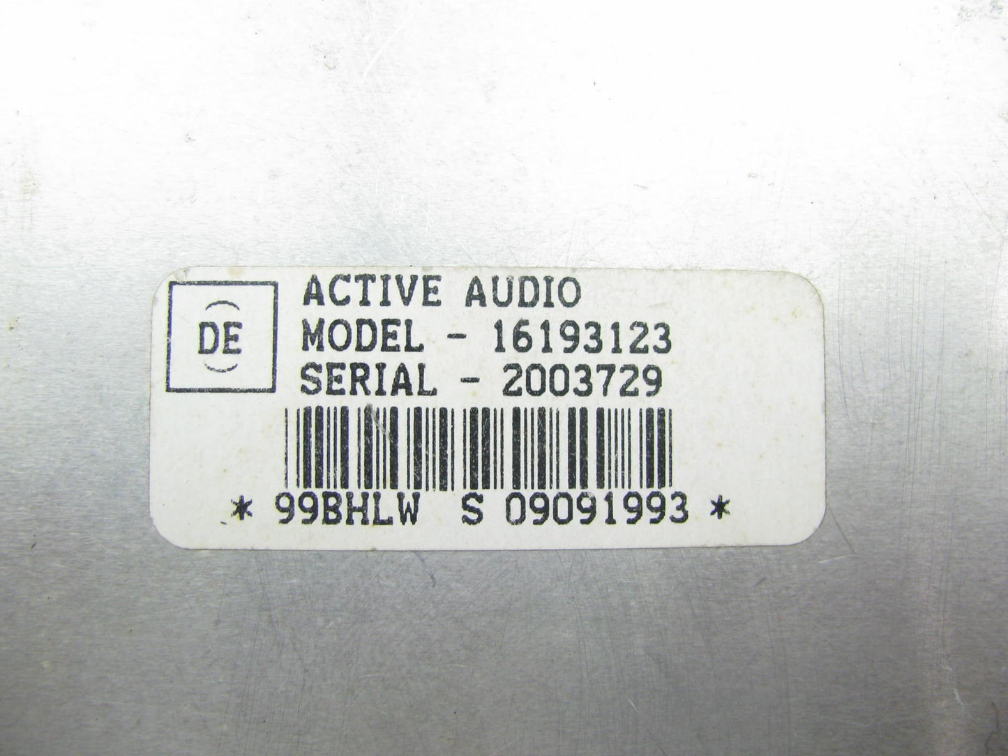 NEW - OUT OF BOX OEM GM 16193123 Active Audio Amplifier Module 88-94 Oldsmobile