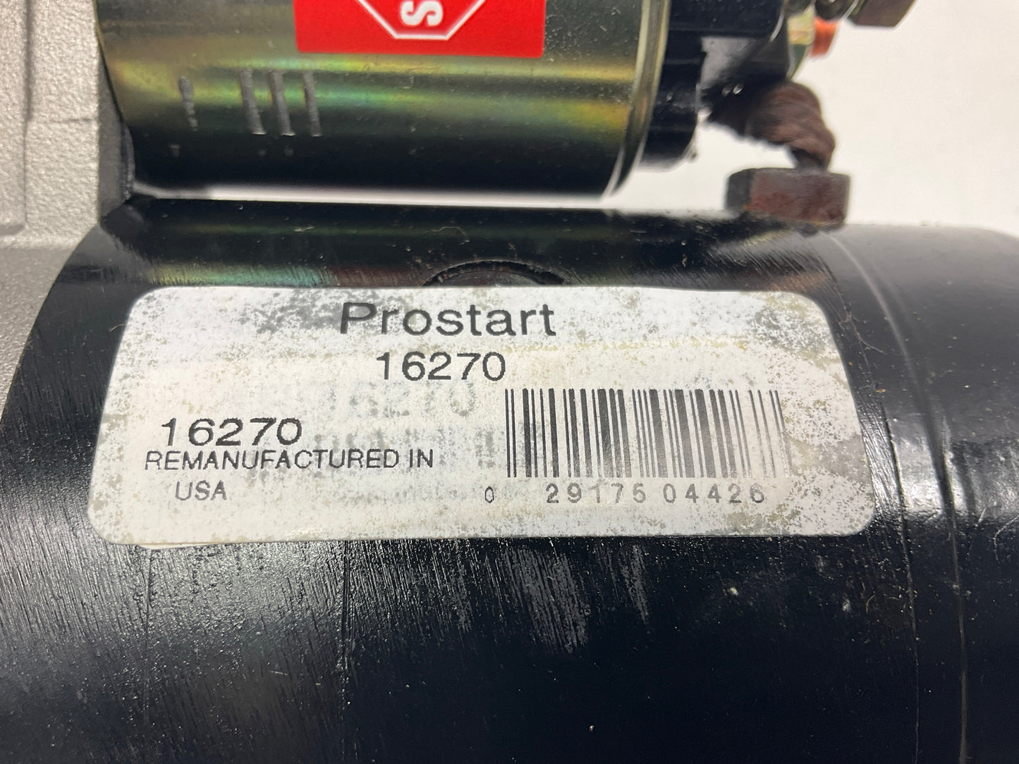 REMAN. OUT OF BOX 16270 Starter For 1976-1987 Chevrolet & Isuzu 1.8L 1.9L-L4