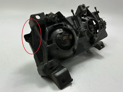 Damaged, See Photos - OEM GM 16506927 Left Headlight Housing With Both Headlamps
