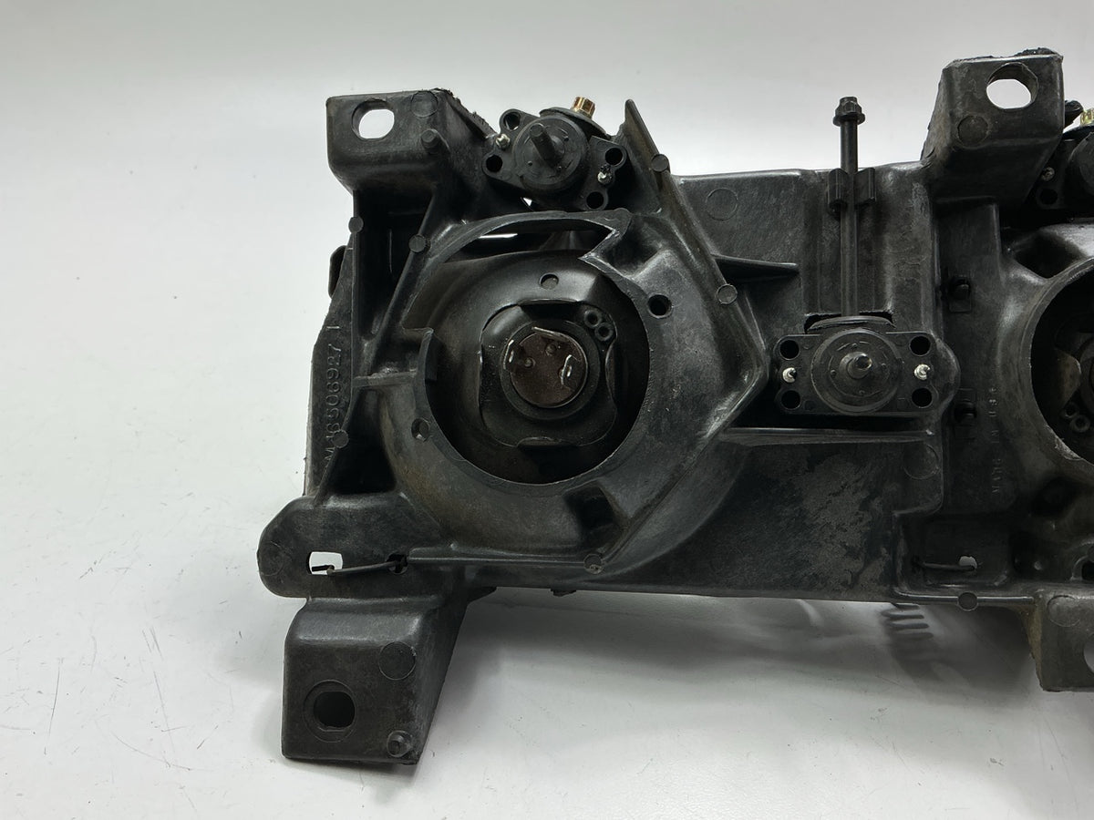 Damaged, See Photos - OEM GM 16506927 Left Headlight Housing With Both Headlamps