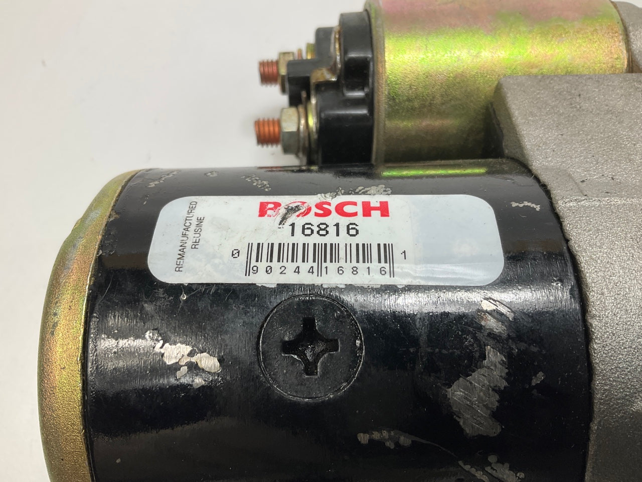 REMAN. UNBOXED 16816 Starter Motor (MANUAL TRANSMISSION ONLY)