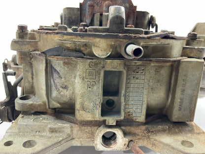 USED CORE 17080201 Rochester M4MC Quadrajet Carburetor 1980 Chevrolet W/ Manual