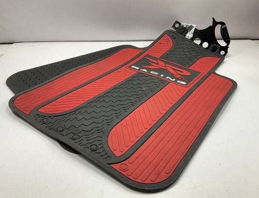 NEW UNBOXED - Plasticolor 1727R04 R-Racing 2-piece Floor Mats - Red, Universal