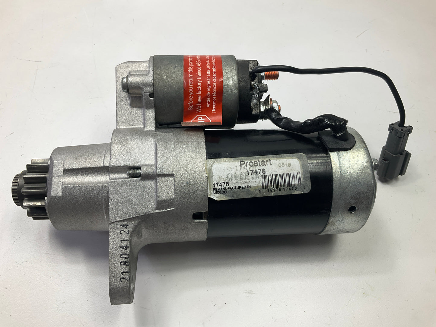 REMAN. Unboxed Prostart 17476 Starter For 1993-2002 Nissan Quest, Villager