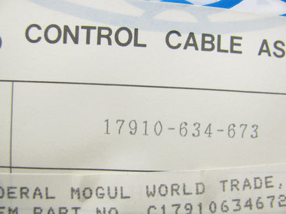 NEW OUT OF BOX - 17910-634-673 Throttle Gas Cable - 1973-1976 Honda Civic 1200