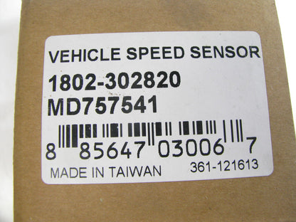 NEW - OUT OF BOX 1802-302820 Vehicle Speed Sensor - MD757541 SC224