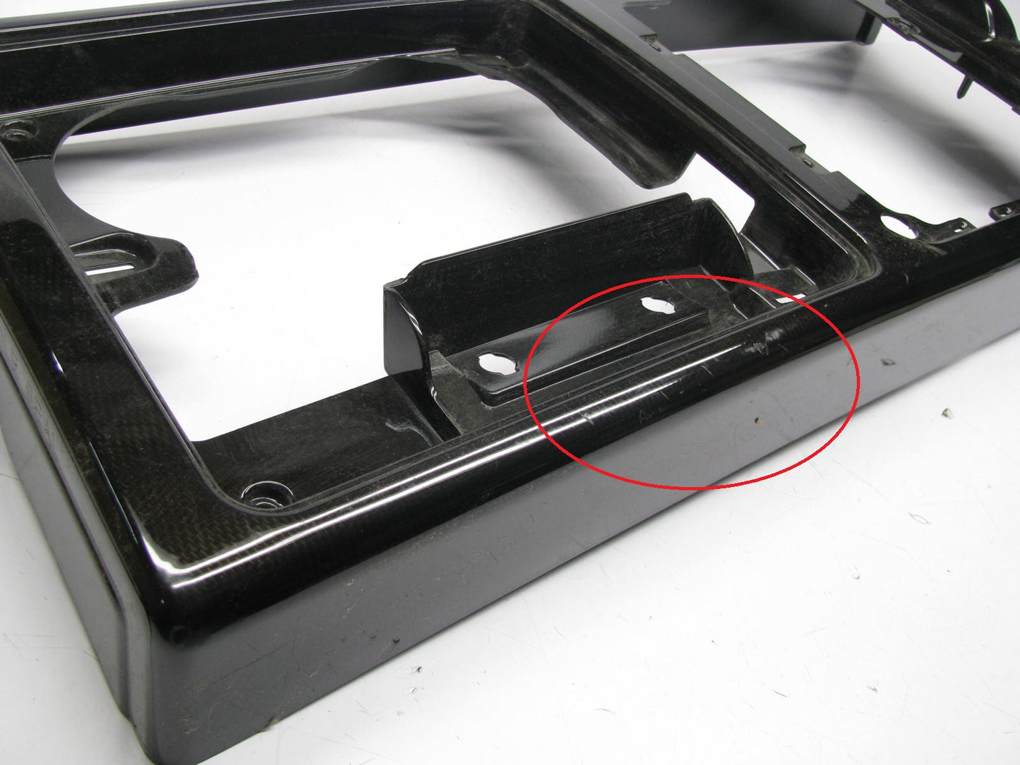 Cosmetic Damage Center Console Armrest Top Trim Panel Bezel OEM For 03-07 H2