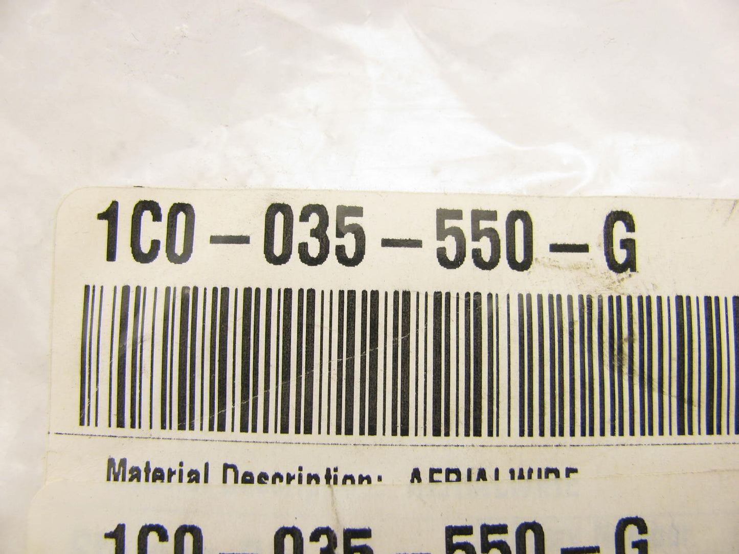 NEW - OUT OF BOX - 1C0-035-550-G Antenna Cable OEM 2000 Volkswagen Beetle