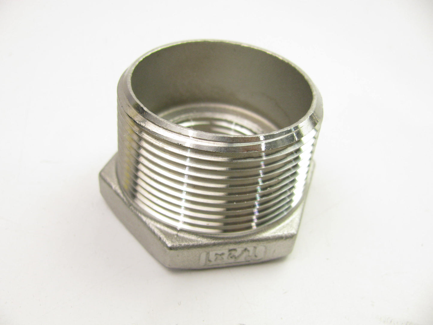 (27 Pcs) 1LTG2 Hex Reducer Fittings; 304 Stainless Steel; 1-1/2 X 1''NPT