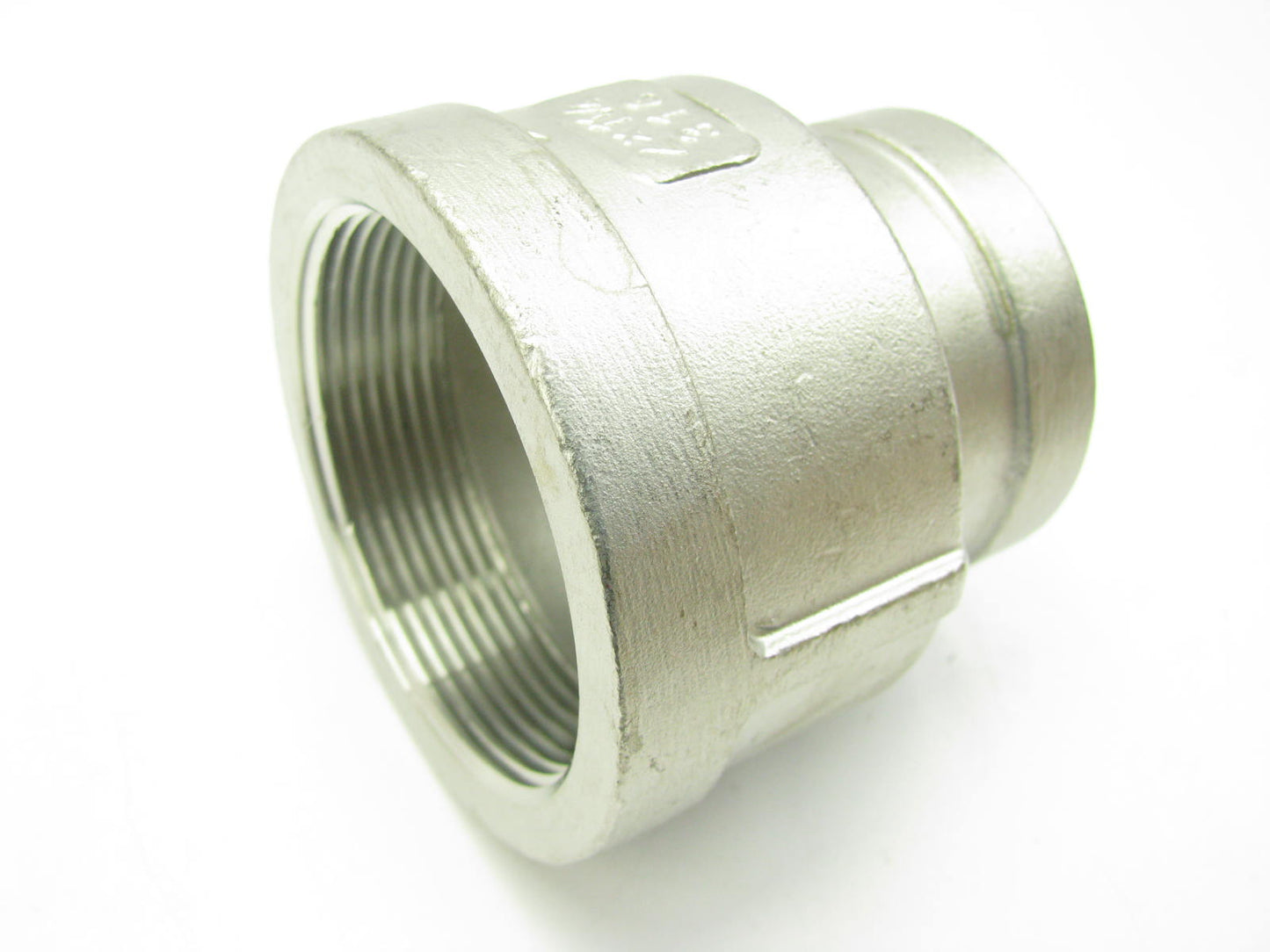 NEW - UNBOXED 1LVC3 Reducing Coupler, 2'' Female NPT X 1-1/4'' Female NPT, 316 SS