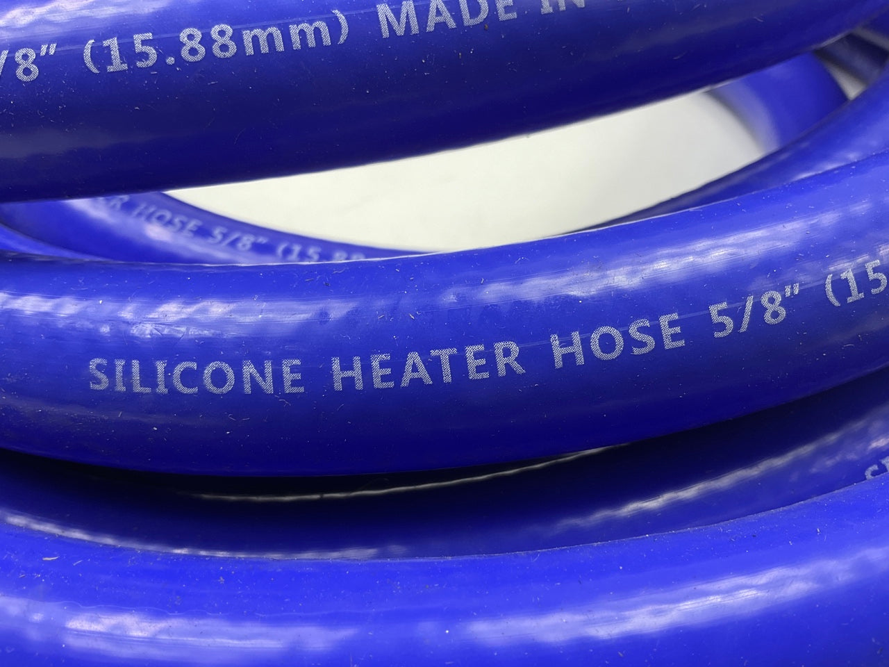 25 FEET - High Temp. 5/8'' Blue Silicone Heater / Coolant Hose 1Q21