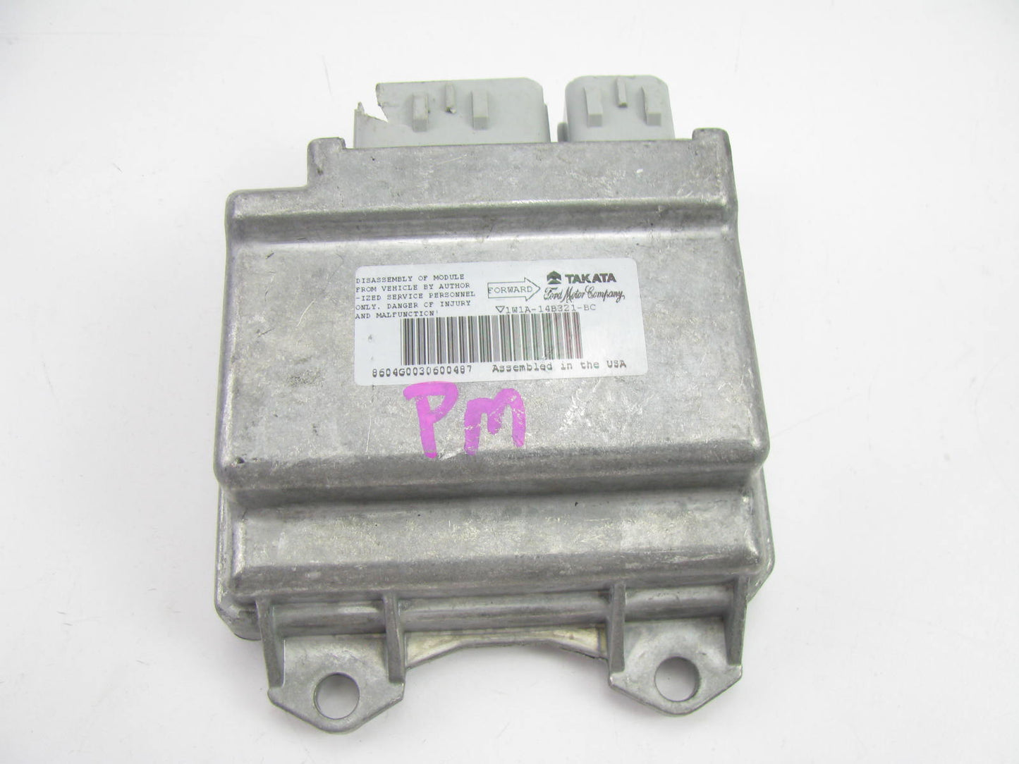DAMAGED OEM Ford 1W1A-14B321-BC SRS Crash Sensor Module 01 Lincoln Town Car