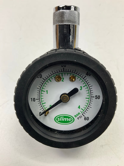 NEW UNBOXED Slime 20055 0-60 PSI Dial Tire Pressure Gauge
