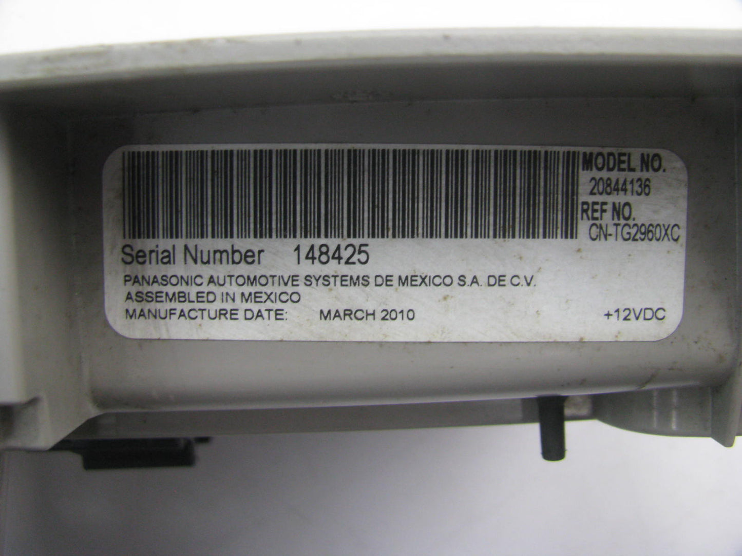 COSMETIC DAMAGE - OUT OF BOX GM 20844136-D Roof Mounted Display Monitor Screen
