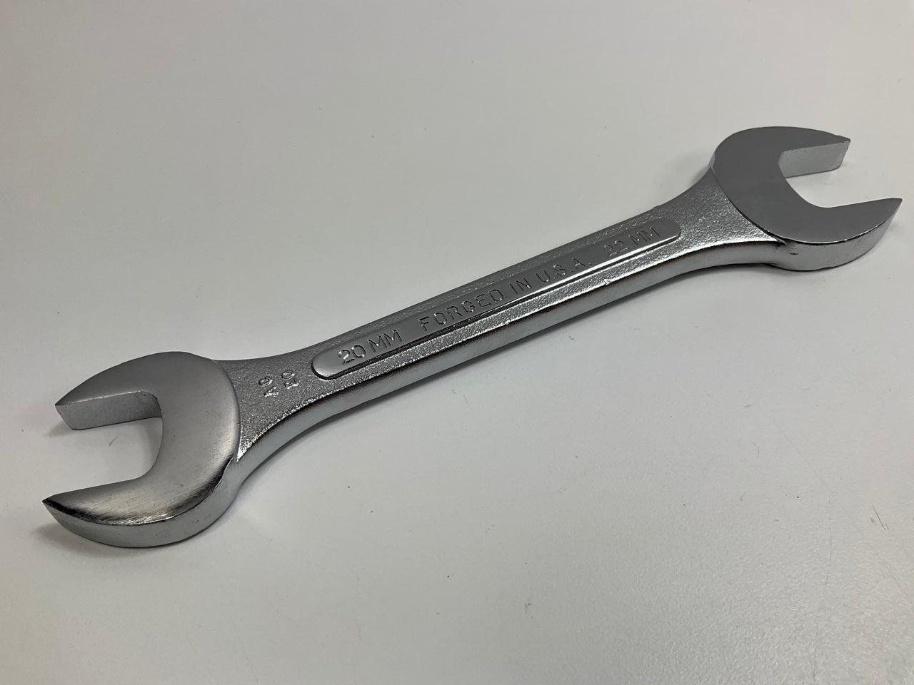 NEW UNBRANDED Double Open-End Wrench, 20mm & 22mm, MADE IN USA