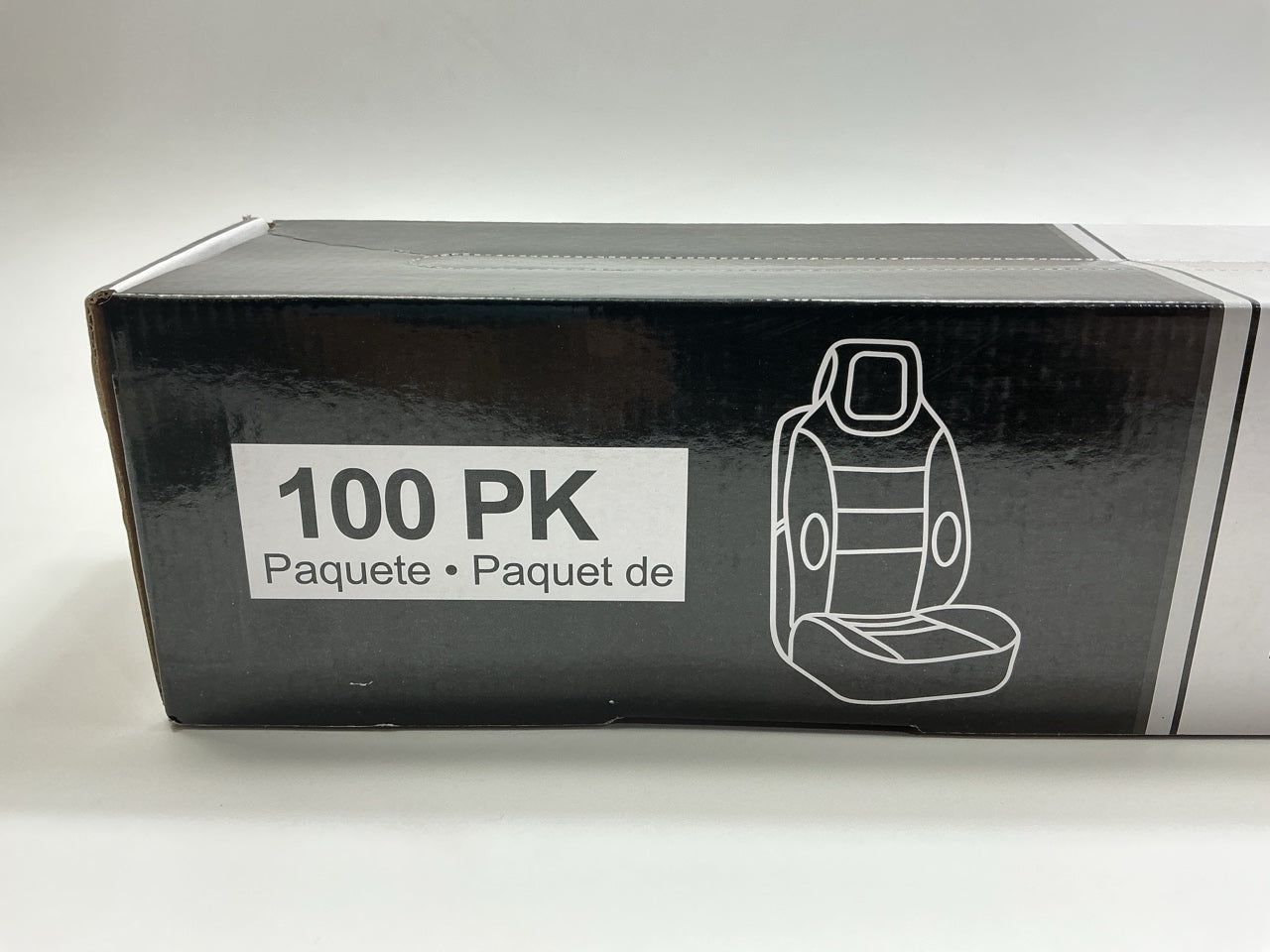100 Pack - Disposable Plastic Seat Covers # 2104