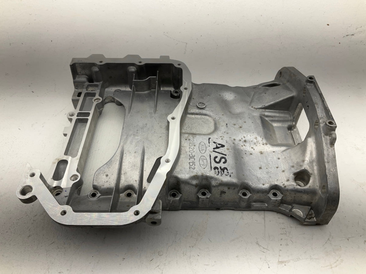 USED - OEM Upper Engine Oil Pan For 2011-2016 Genesis Coupe 3.8L 215203C102