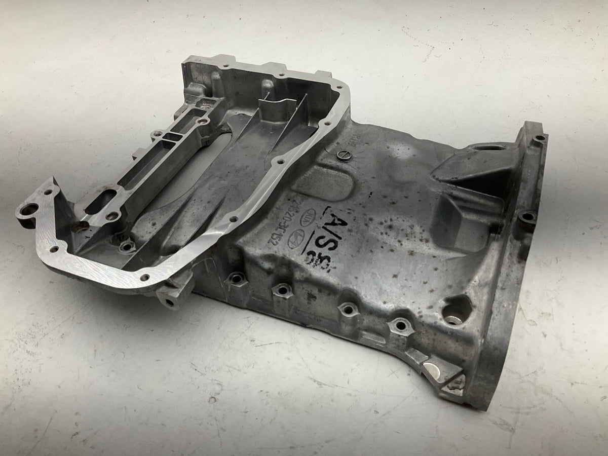 USED - OEM Upper Engine Oil Pan For 2011-2016 Genesis Coupe 3.8L 215203C102