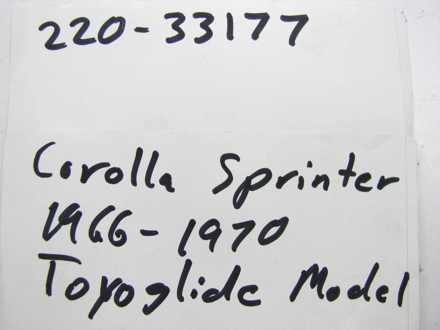 NOS 66-70 COROLLA SPRINTER TOYOGLIDE JDM Left Drivers Side Tail Light Lamp Lens