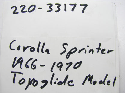 NOS 66-70 COROLLA SPRINTER TOYOGLIDE JDM Left Drivers Side Tail Light Lamp Lens