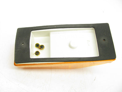 (2) Incandescent, Yellow Rectangular, 1 Bulb, Surface Mount Side Turn Signal