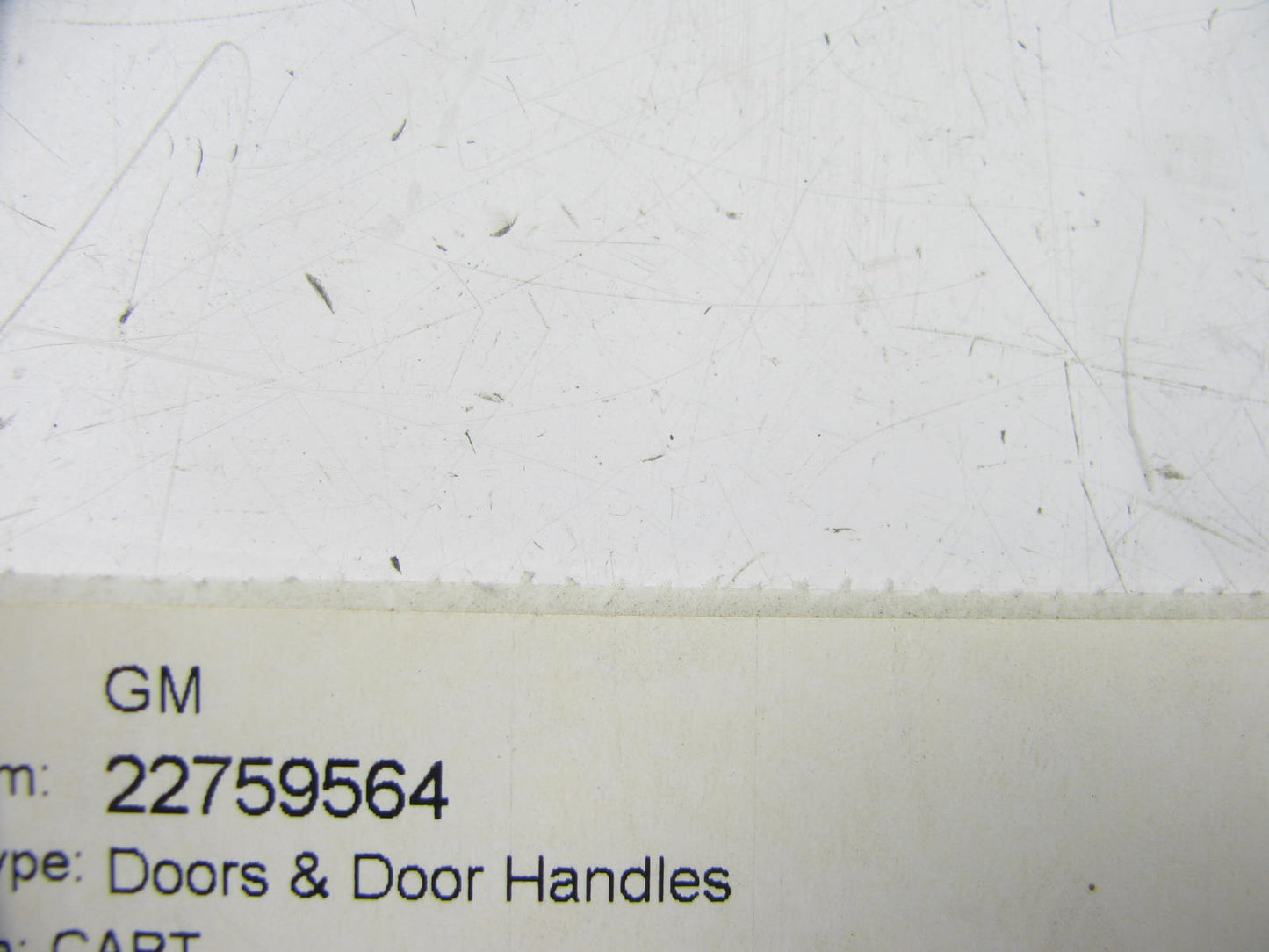 UNBOXED OEM GM Rear Exterior Passive Entry Door Handle 22759564 Silver W/ Chrome