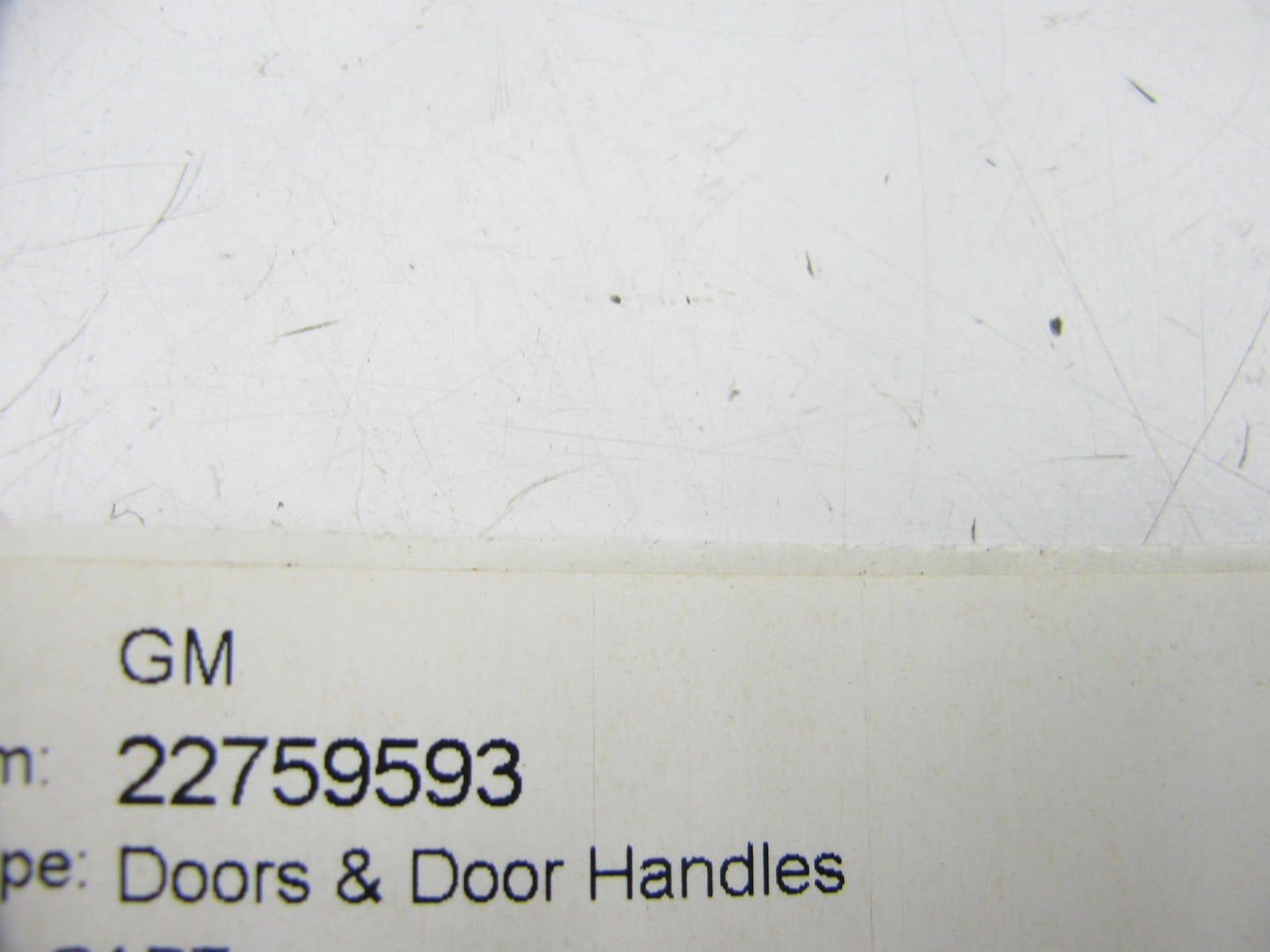 NEW GM Passive Entry Front Left / Right Exterior Door Handle Silver Ice 22759593