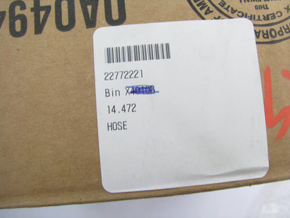 NEW - UNBOXED Right Folding Top Cylinder Hydraulic Hose 22772221 2011-15 Camaro
