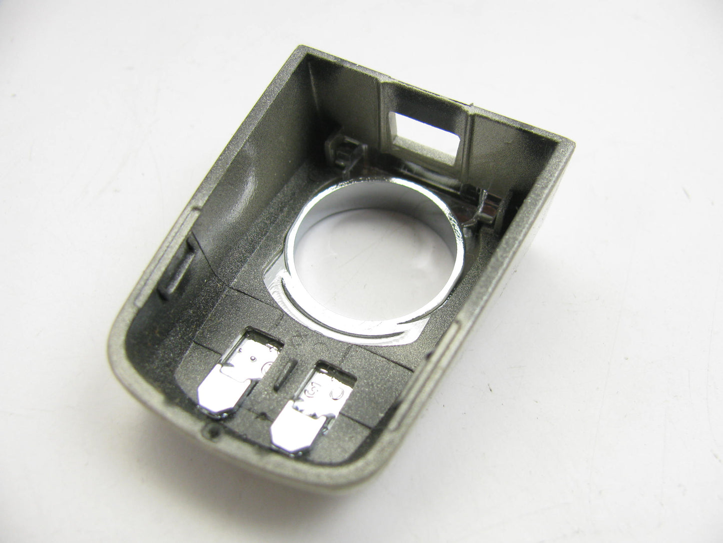 NEW - OEM GM Left Front Exterior Door Handle Cap Champagne W/ Chrome & Keyhole