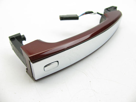 UNBOXED OEM Front Exterior Passive Entry Door Handle 22904469 Dark Red W/ Chrome