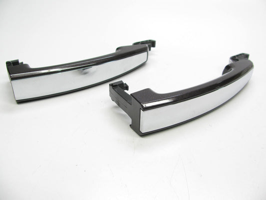 (2) OEM GM PLUM BERRY Exterior Door Handle W/chrome Strip Front / Rear L / R