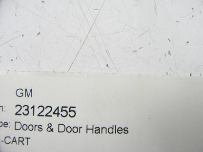 NEW UNBOXED OEM GM Rear Exterior Door Handle White W/ Chrome Accent 23122455