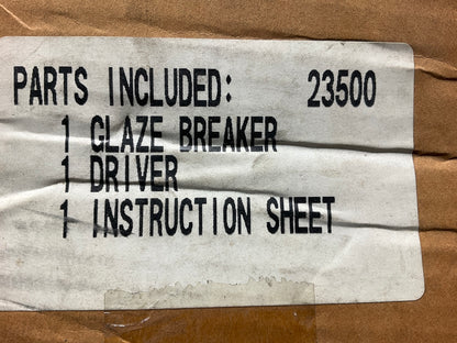 NEW - UNBOXED 23500 Glaze Breaker W/ Driver & Hard 240 Grit Stones